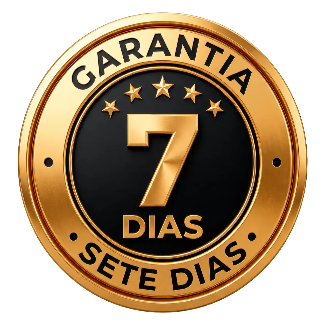 Selo de garantia de 7 dias